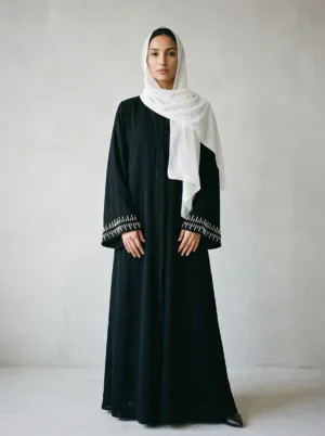 Midnight Pearl Abaya