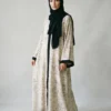 Ivory Noir Abaya