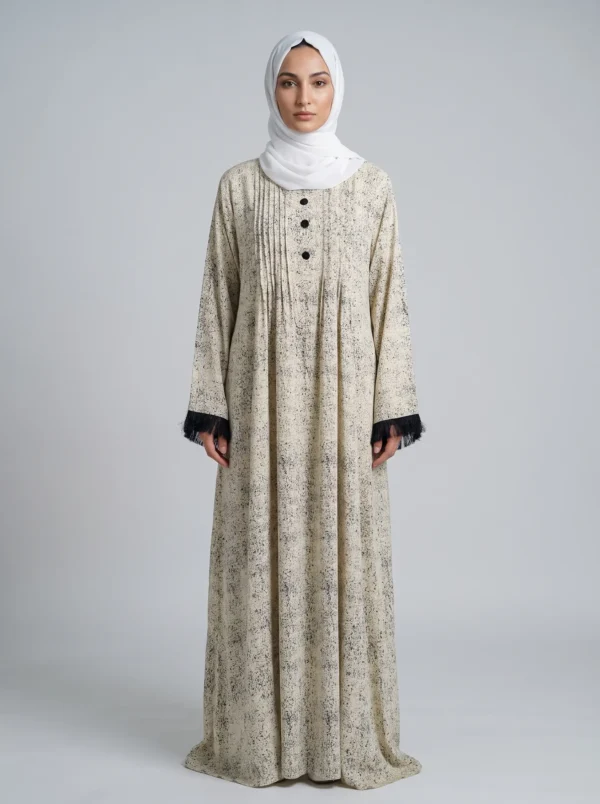 Noir Fleck Abaya