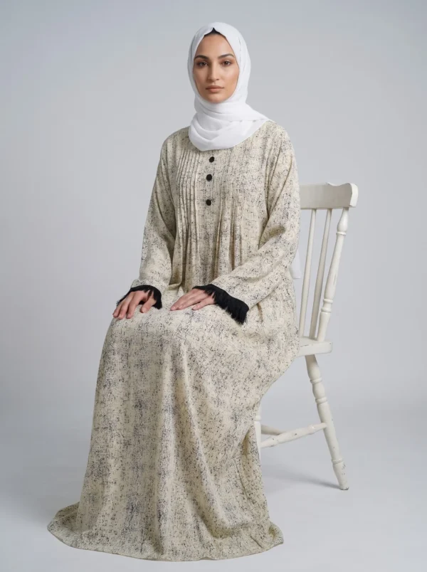 Noir Fleck Abaya